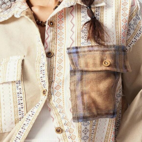 OLI & HALI MIX MEDIA STAR BACK OVERSIZED SHIRT - Picture 5 of 8